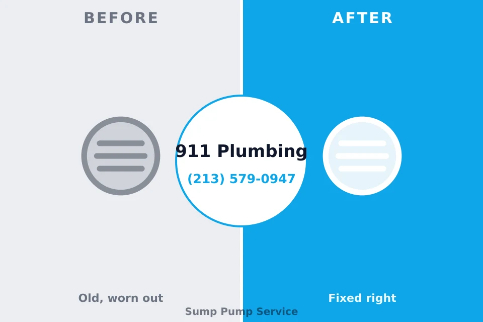 Before and after: plumbing repair Cardington, OH